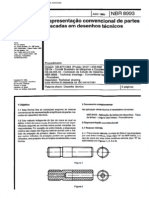 NBR - 8993 - Representação Conventional de Partes Roscadas em Desenho Técnico