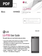 LG P700 L7 User Guide