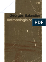 BALANDIER, Georges. Antropologia Politica