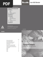 Download Breville BBL600XL Manual by Breville SN20862174 doc pdf