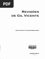 BERNARDES, José Augusto Cardoso - Revisões de Gil Vicente