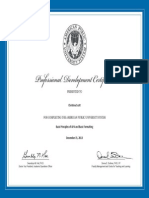 apa certificate