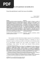 Sociabilidad y Epistolario