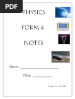 Physics Form 4 Notes