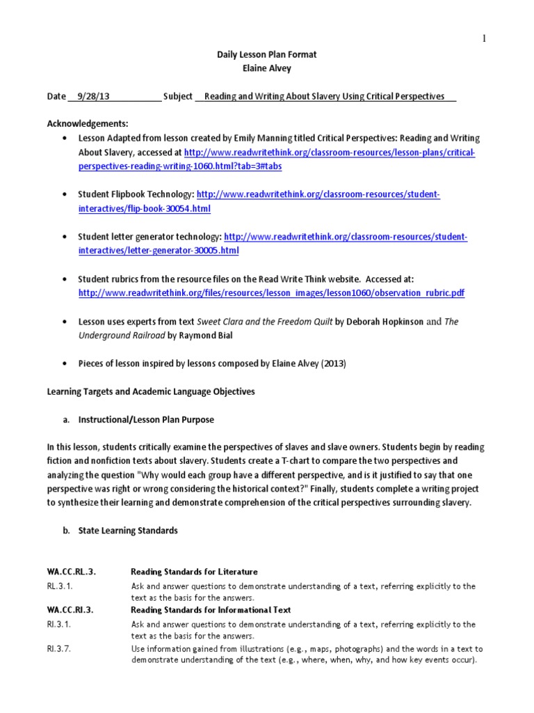 Sample Udl Lesson Plan Examples English