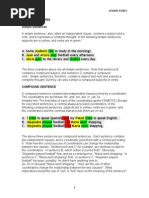 Sentences Types..