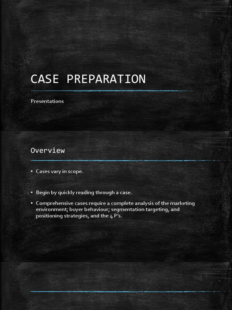 Effective Case Preparation Strategies | PDF | Career & Growth | Finance ...