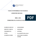 Assingment Perkembangan Seni Kanak-Kanak (Hbae1203)