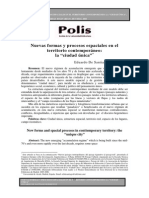 De Santiago - Nuevas Formas y Procesos Espaciales en El Territorio Contemporáneo. La Ciudad Única PDF