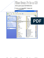 Saving Files To A CD
