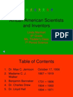 Africanamerican Scientists and Inventors