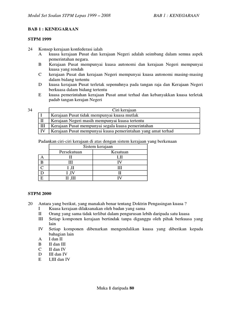 Soalan Pengajian Am Bahagian B Penggal 3 - Selangor h