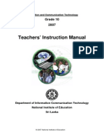 Grade 10 Instruction Manual