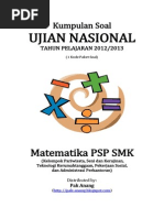 Download Naskah Soal UN Matematika PSP SMK 2013 1 Paket Soal Pak-Anangblogspotcom by Arsul Ansar SN208670035 doc pdf