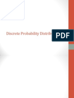 Discrete Probability Distributions