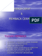 Membaca Cepat Vs Membaca Cermat