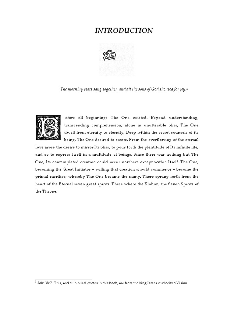 The Morning Stars Sang Together, and All The Sons of God Shouted For