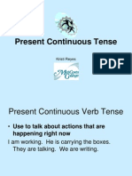 Present Continuous Tense 1