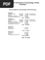 Bput Mtech Thermal 2010