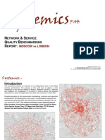 Network&Service Quality Benchmarking Between Moscow Vs London