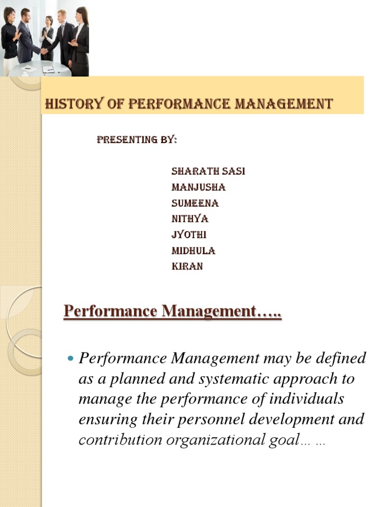 Evolution of Performance Management | PDF | Performance Appraisal ...