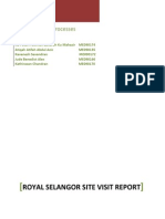 Manufacturing Report Royal Selangor