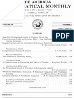 American Mathematical Monthly - 1977-02