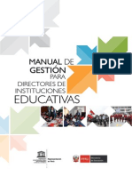 Manual de Gestion Para Directores de II.ee