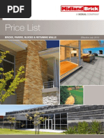 Midland Brick Coursing Chart | PDF | Brick | Building Materials