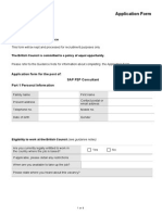 Application Form Sap p2p Consultant 1