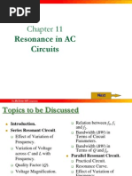 Chapter 11 Resonance in AC Circuits