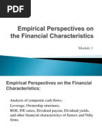 Empirical Perspectives On The Financial Characteristics