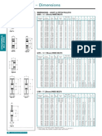 Timing Pulleys - Dimensions: Dimensions - Light (L) Pitch Pulleys L050 - / " (13mm) WIDE BELTS