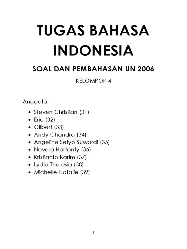 Tugas Bahasa Indonesiasdmfl