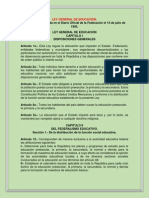 LEY GENERAL DE EDUCACIÓN - Docx Resumen