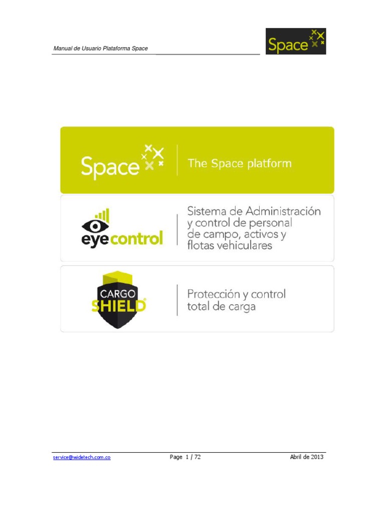 Manual de Usuario Plataforma Space | PDF | Point and Click | Google