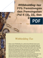 Prakjak Withholding Tax Arga