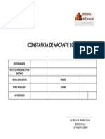 Constancia de Vacante 2