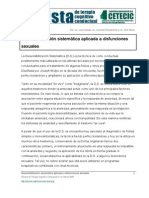 Desensibilizacion Sistematica Aplicada a Disfunciones Sexuales