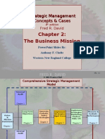 The Business Mission: Strategic Management Concepts & Cases