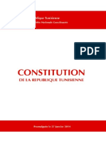 Constitution Tunisienne en Francais