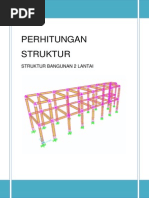Download Perhitungan Struktur Bangunan 2 Lantai by Aziz Nurdin SN208736683 doc pdf