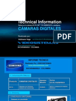 Camara SAMSUNG PL150 Informe - Tecnico