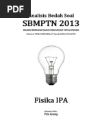 Download Analisis Bedah Soal SNMPTN 2013 Fisika IPA by Dieter Rahmadiawan SN208738101 doc pdf