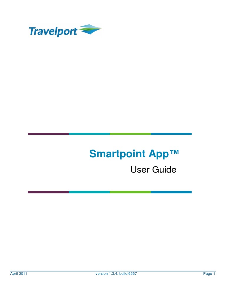 Travelport Smartpoint UserGuide | PDF | Microsoft Windows | Mobile App
