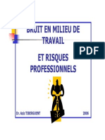 Bruit en Milieu Du Travail