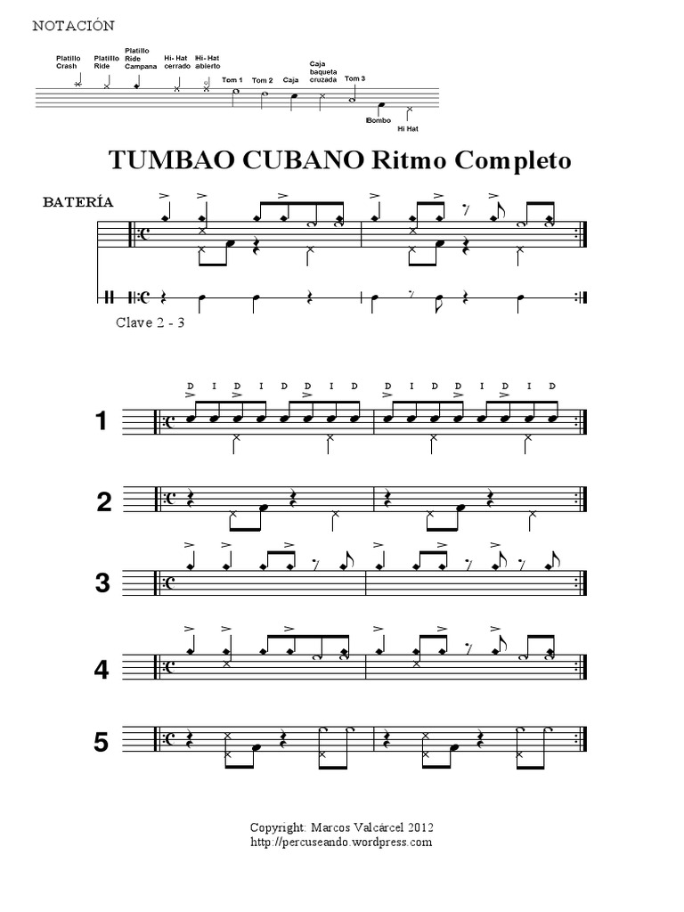 Tumbao Cubano Ritmo Completo PDF