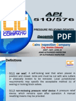 API RP-576 Inspection of Pressure-Relieving Devices