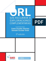 ORL Sin Pruebas Complementarias PDF