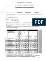 Cuestionario Frecuencia Consumo